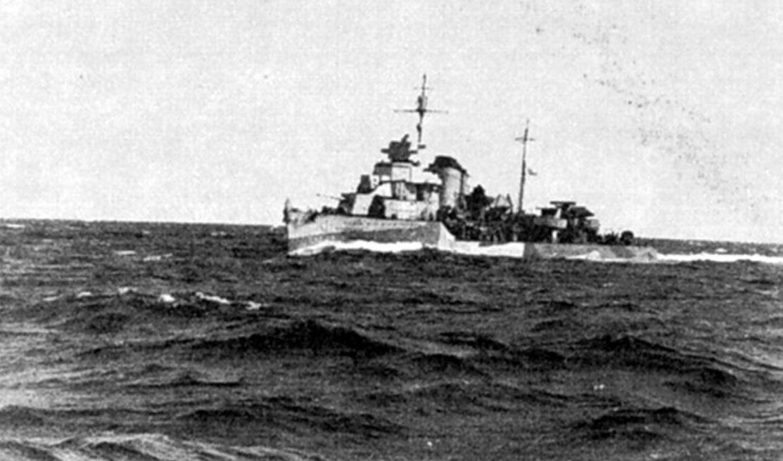 Эсминец «Сокрушительный». Северный флот 1942 год