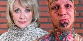 Как сейчас выглядит сын актрисы Елены Яковлевой, тело которого покрыто татуировками на 70%