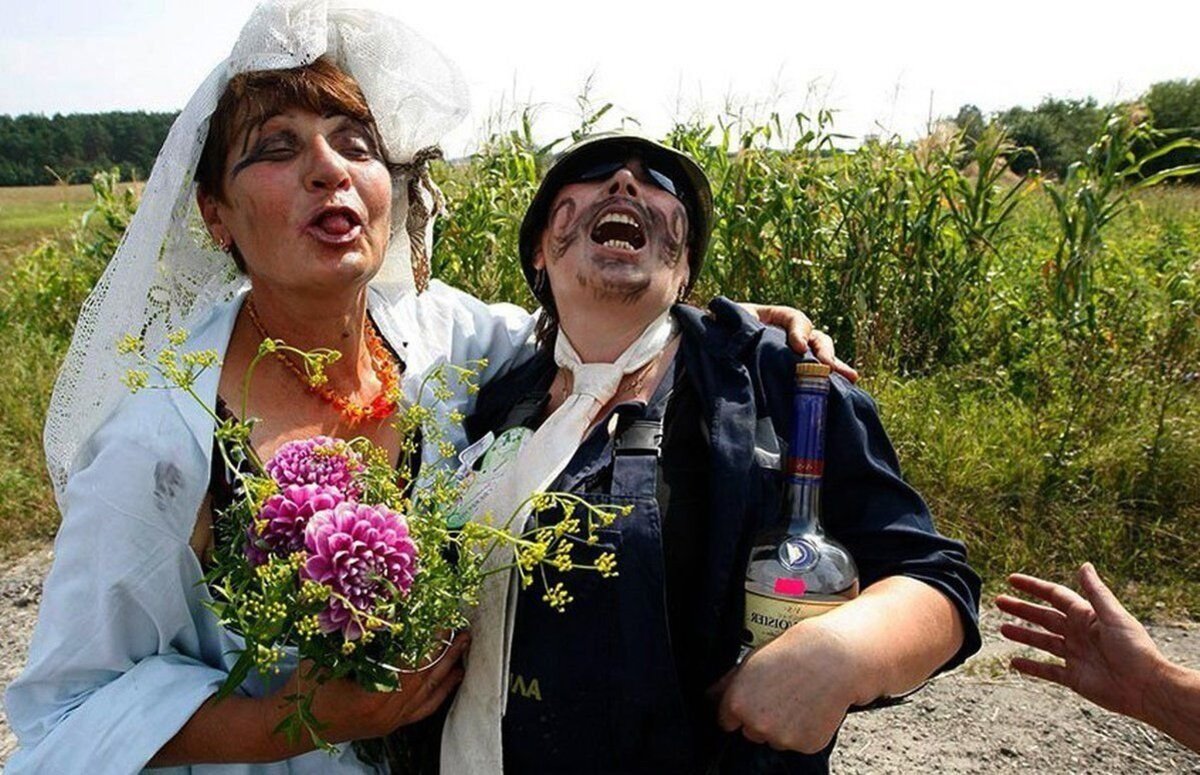 Деревенская свадьба: фотографии которые заставят вас очень долго хохотать
